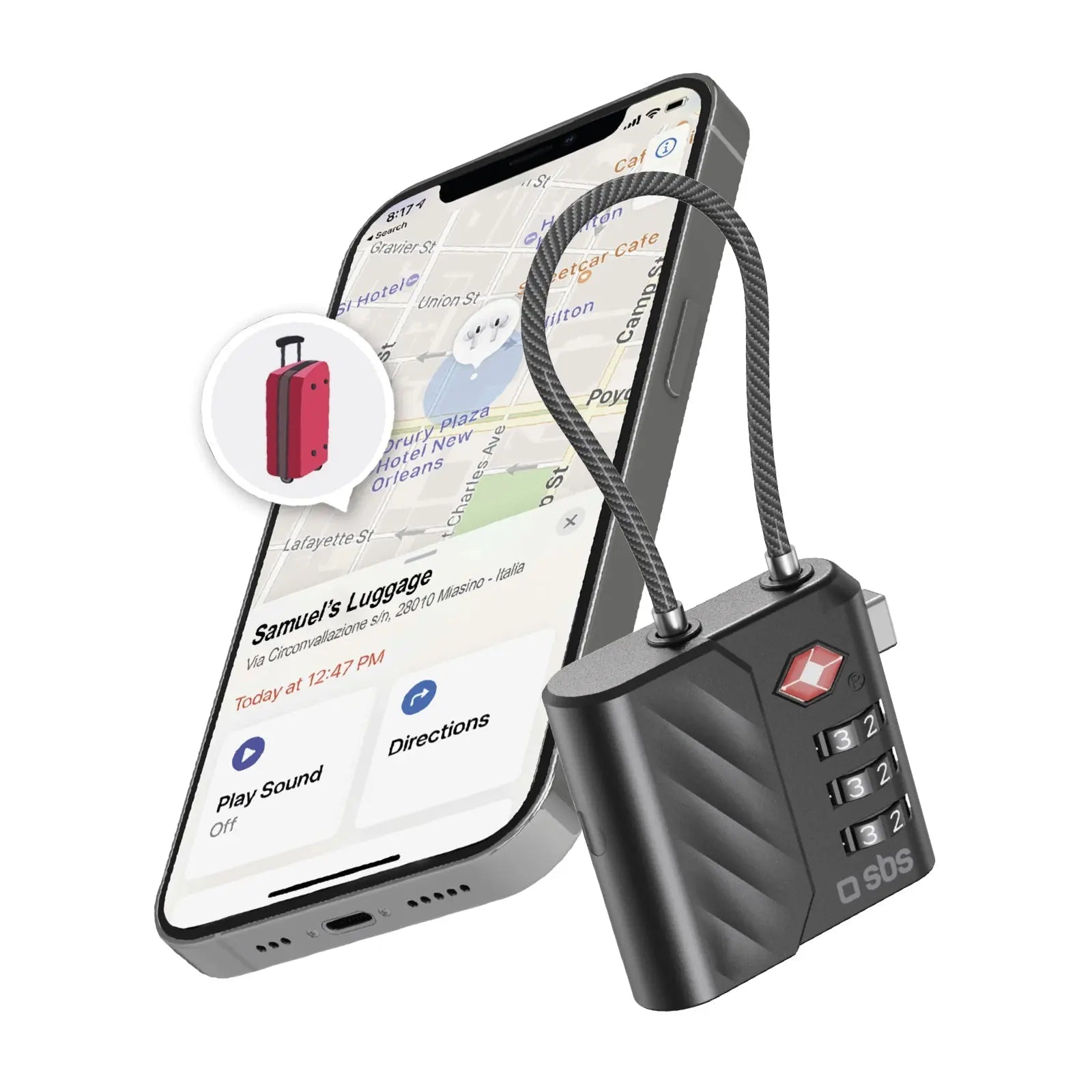 Luggage Tracker Lock TOTYN
