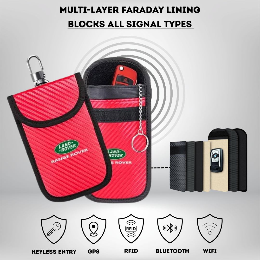 Land Rover - Signal Blocking Anti-Theft Faraday Pouch For Key Fobs