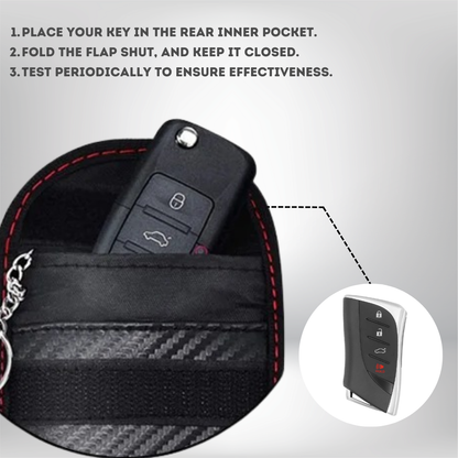 Lexus- Signal Blocking Anti-Theft Faraday Pouch For Key Fobs