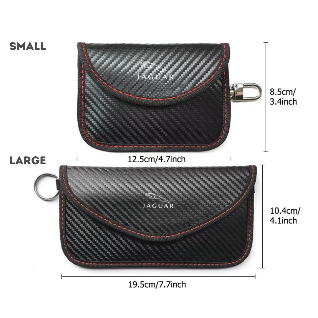 Jaguar - Signal Blocking Anti-Theft Faraday Pouch For Key Fobs