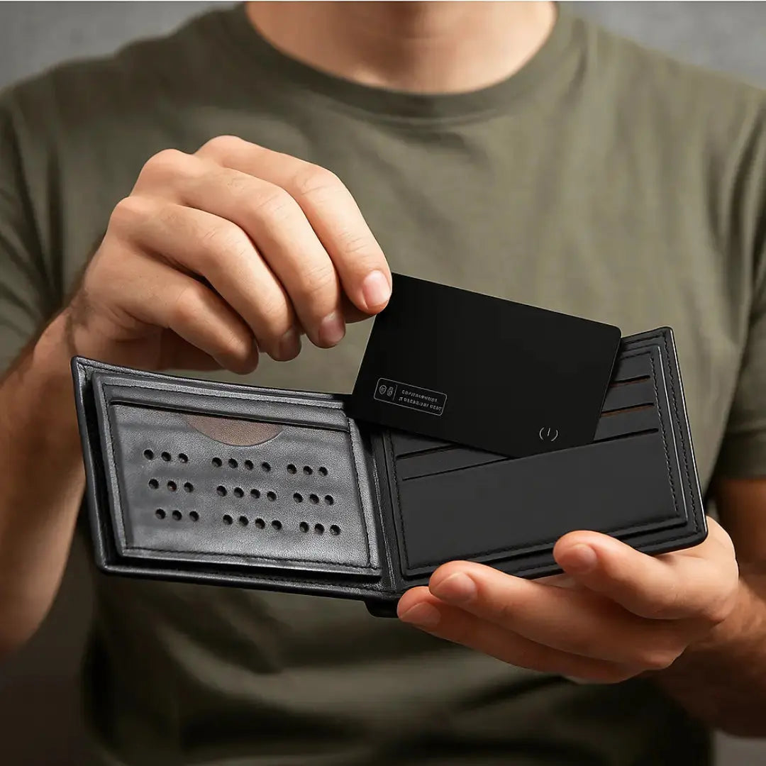 Ultra Thin Wallet GPS Tracking Card TOTYN