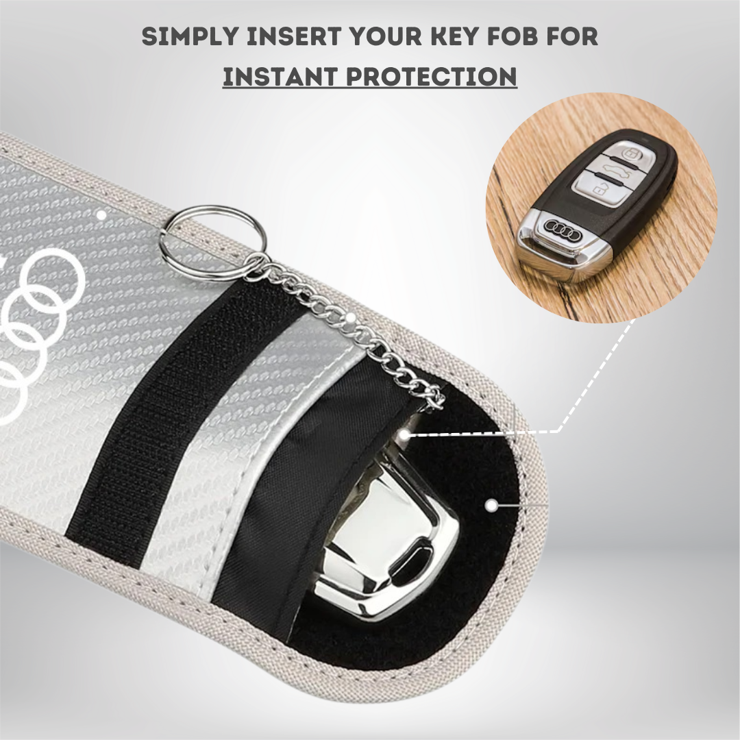 Audi-  Signal Blocking Anti-Theft Faraday Pouch For Key Fobs