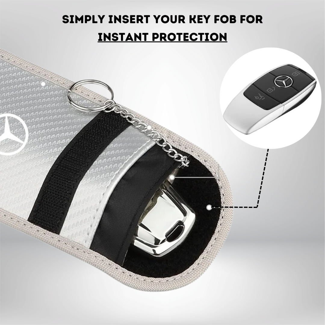 Mercedes Benz-  Signal Blocking Anti-Theft Faraday Pouch For Key Fobs