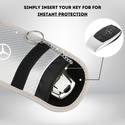 Mercedes Benz-  Signal Blocking Anti-Theft Faraday Pouch For Key Fobs