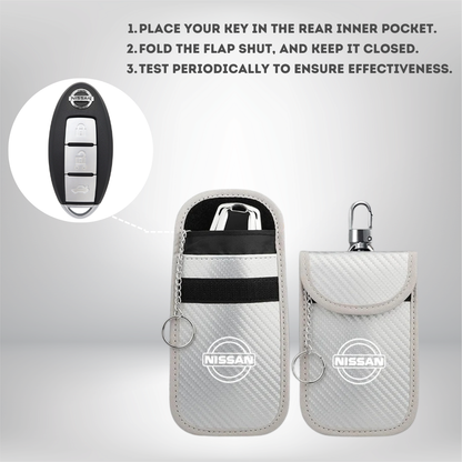 Nissan - Signal Blocking Anti-Theft Faraday Pouch For Key Fobs