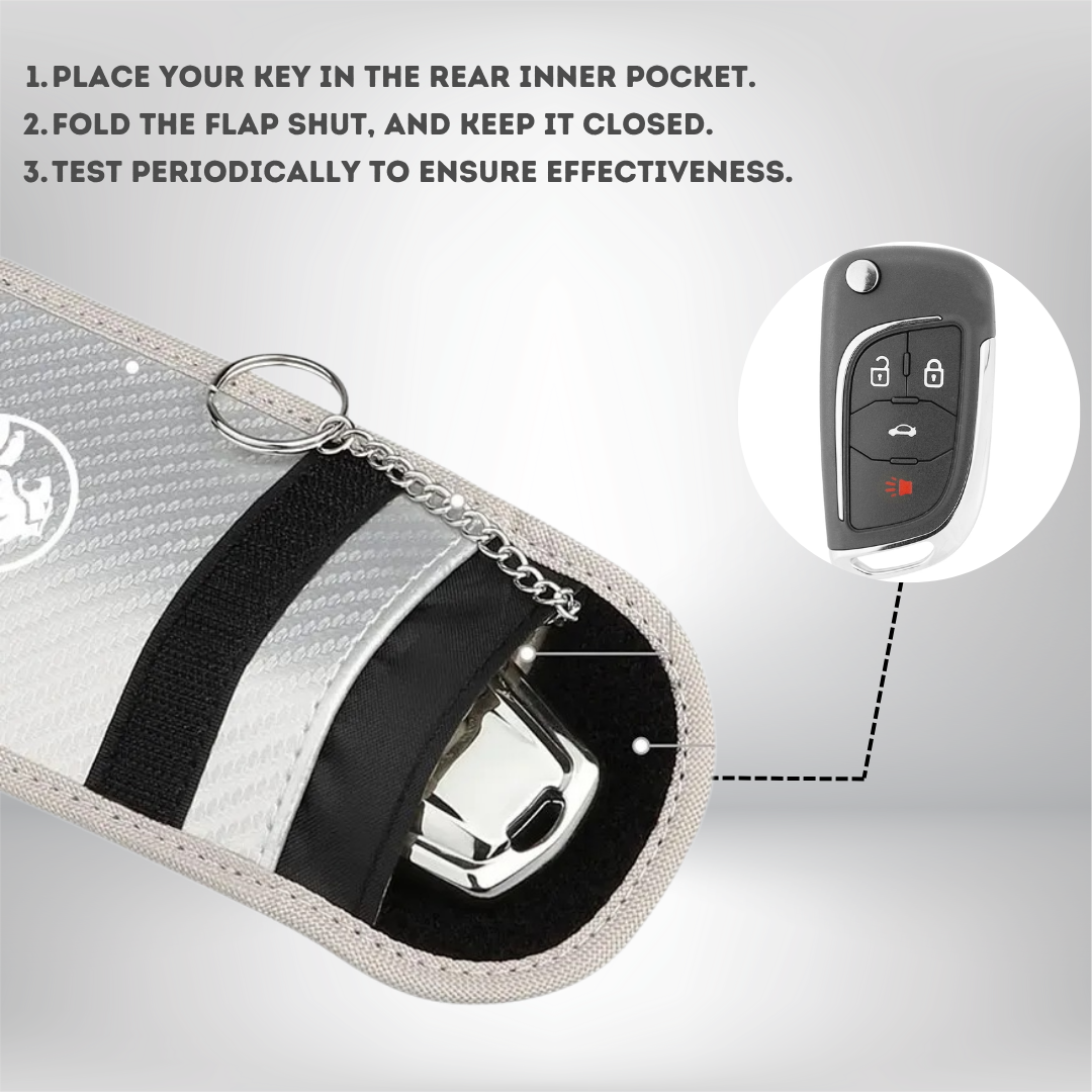Holden - Signal Blocking Anti-Theft Faraday Pouch For Key Fobs