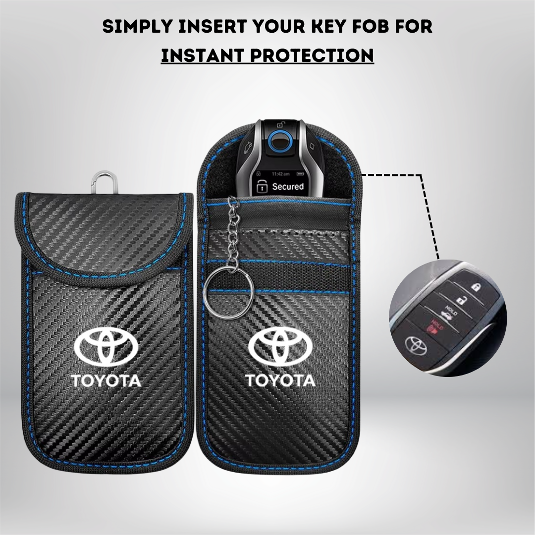 Toyota - Signal Blocking Anti-Theft Faraday Pouch For Key Fobs