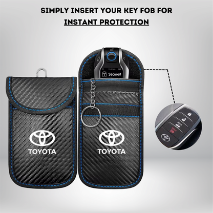 Toyota - Signal Blocking Anti-Theft Faraday Pouch For Key Fobs