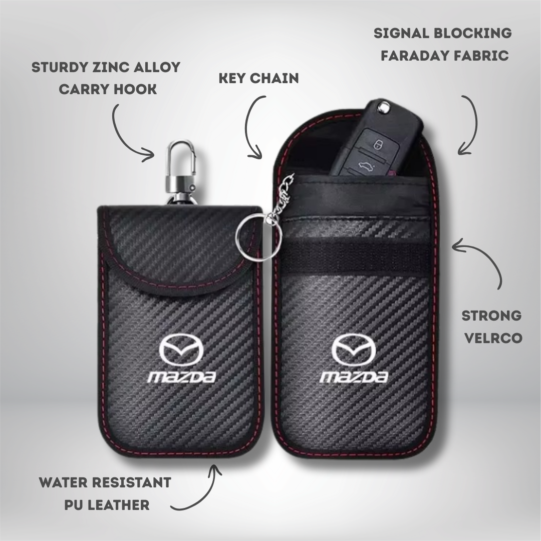 Mazda - Signal Blocking Anti-Theft Faraday Pouch For Key Fobs