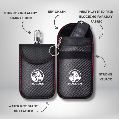 Holden - Signal Blocking Anti-Theft Faraday Pouch For Key Fobs