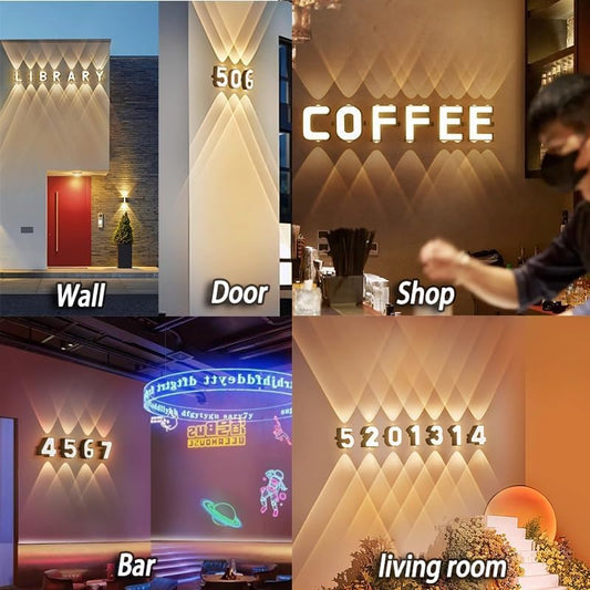 Waterproof LED Illuminated Letters (A–Z)