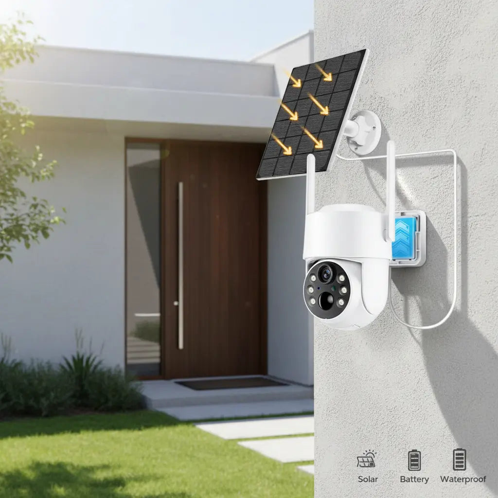 Solar Camera Daytime Lifestyle