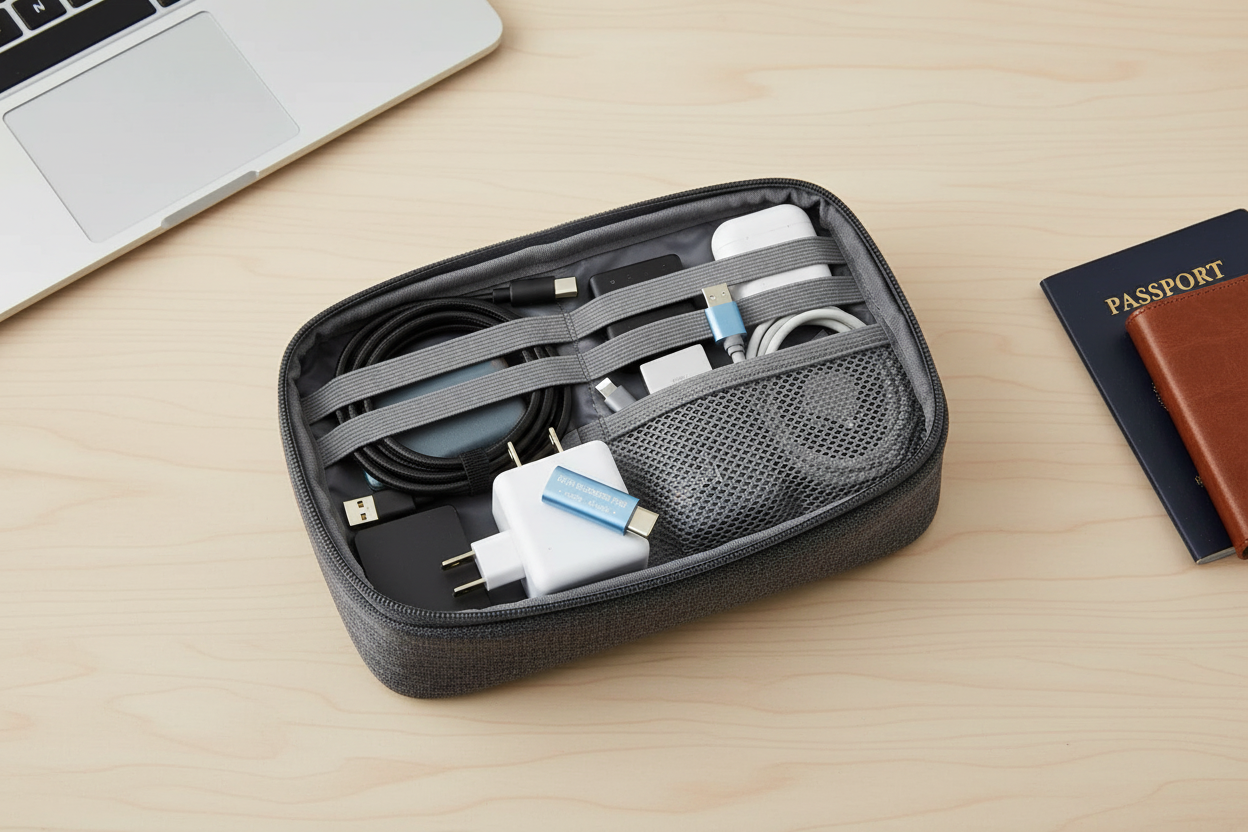 USB-C Data Blocker Pro in Tech Pouch