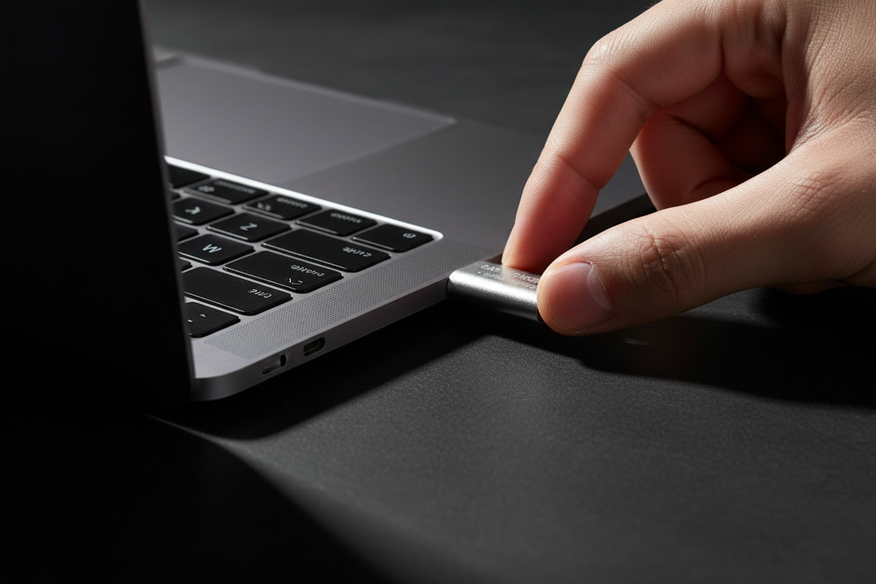 USB-C Data Blocker Pro MacBook Connection